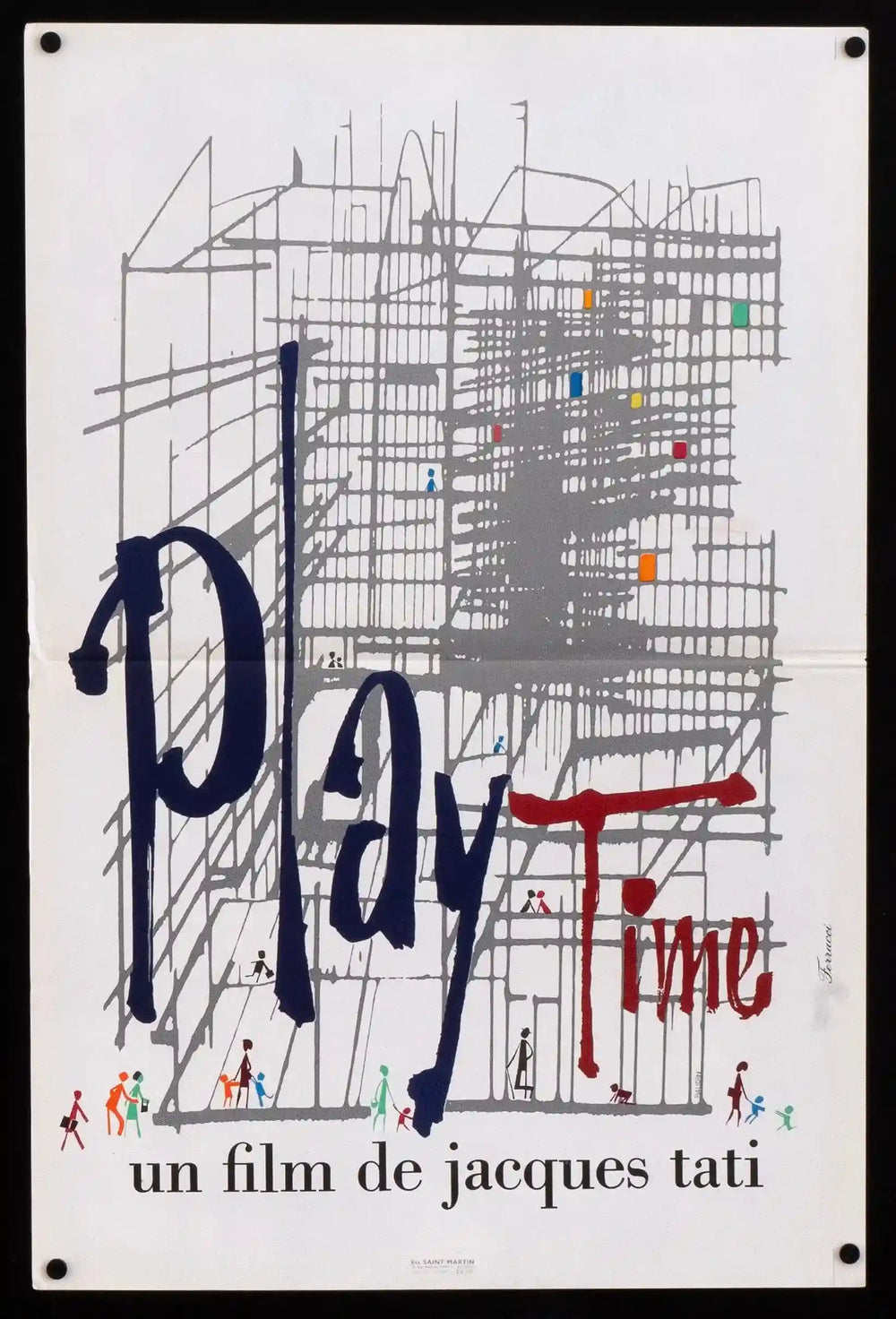 Play Time Original Vintage Movie Poster