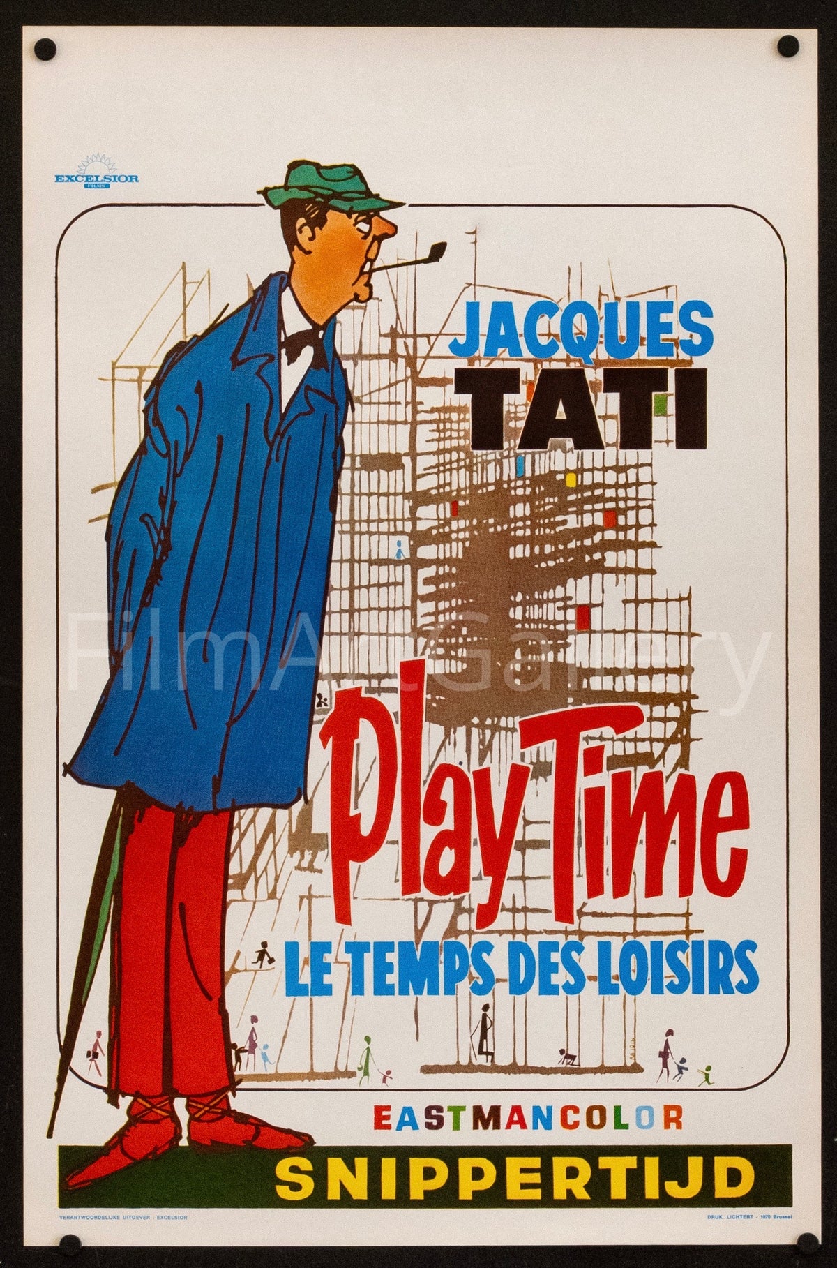 Play Time Original Vintage Movie Poster
