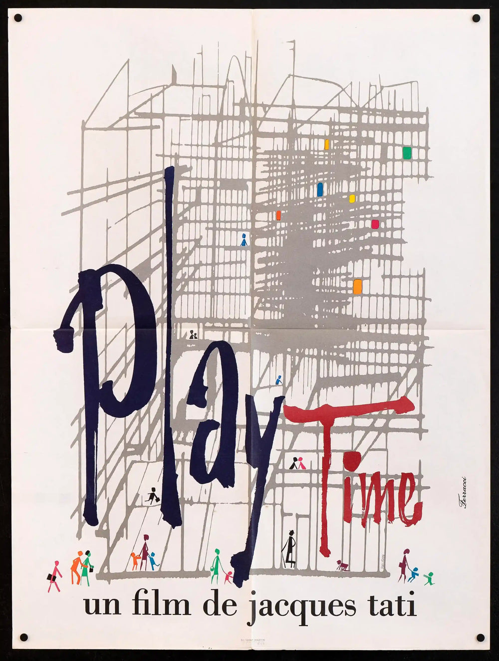 Play Time Original Vintage Movie Poster