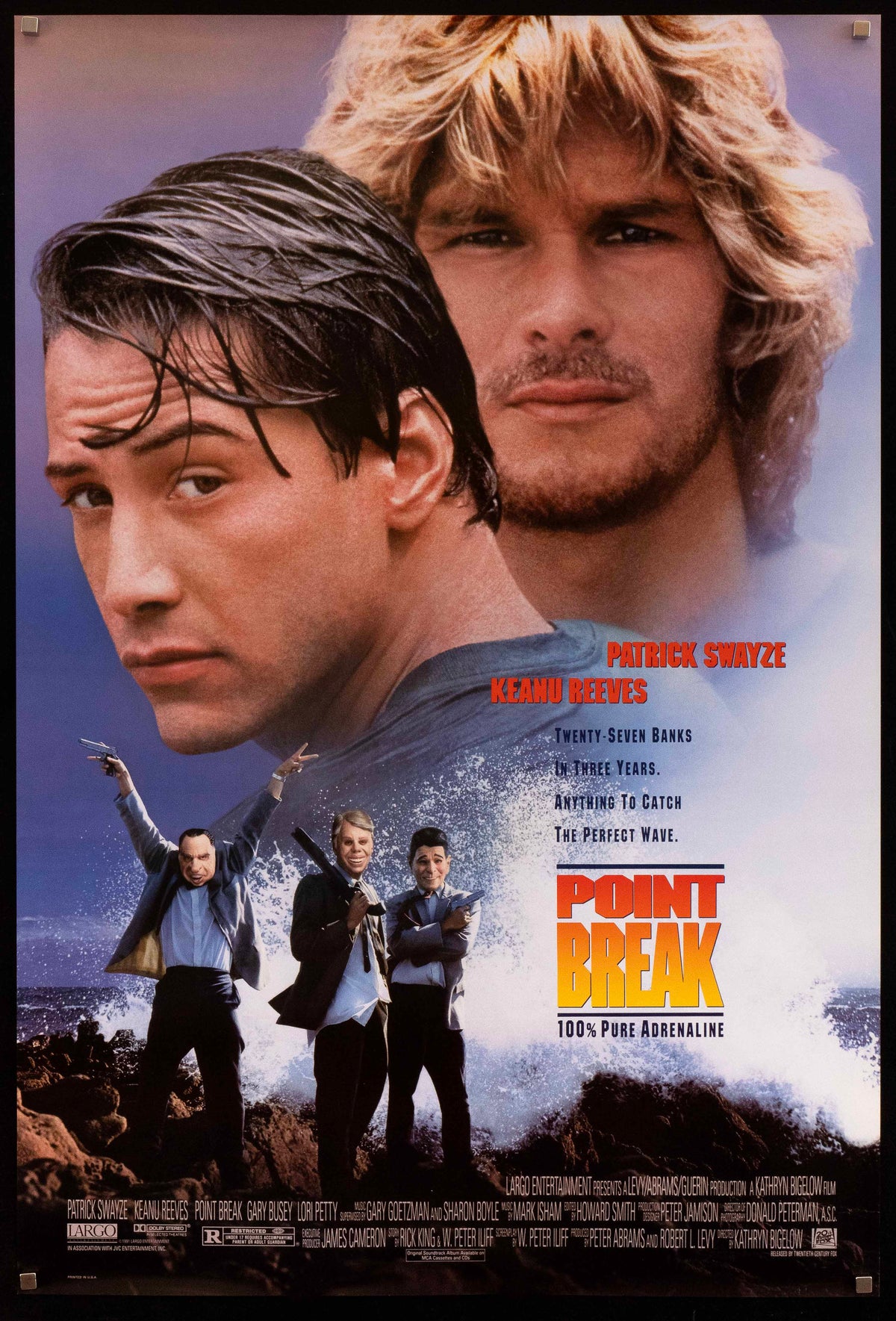 Point Break Original Vintage Movie Poster