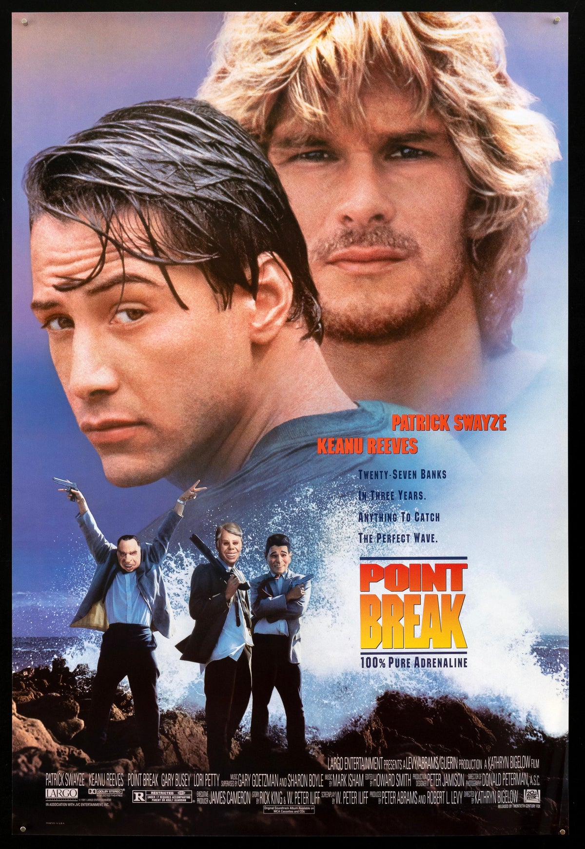 Point Break Original Vintage Movie Poster