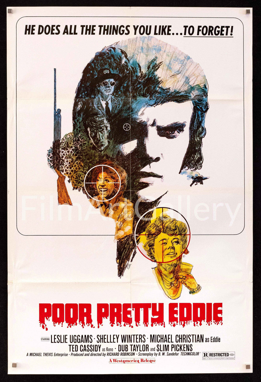 Poor Pretty Eddie Original Vintage Movie Poster