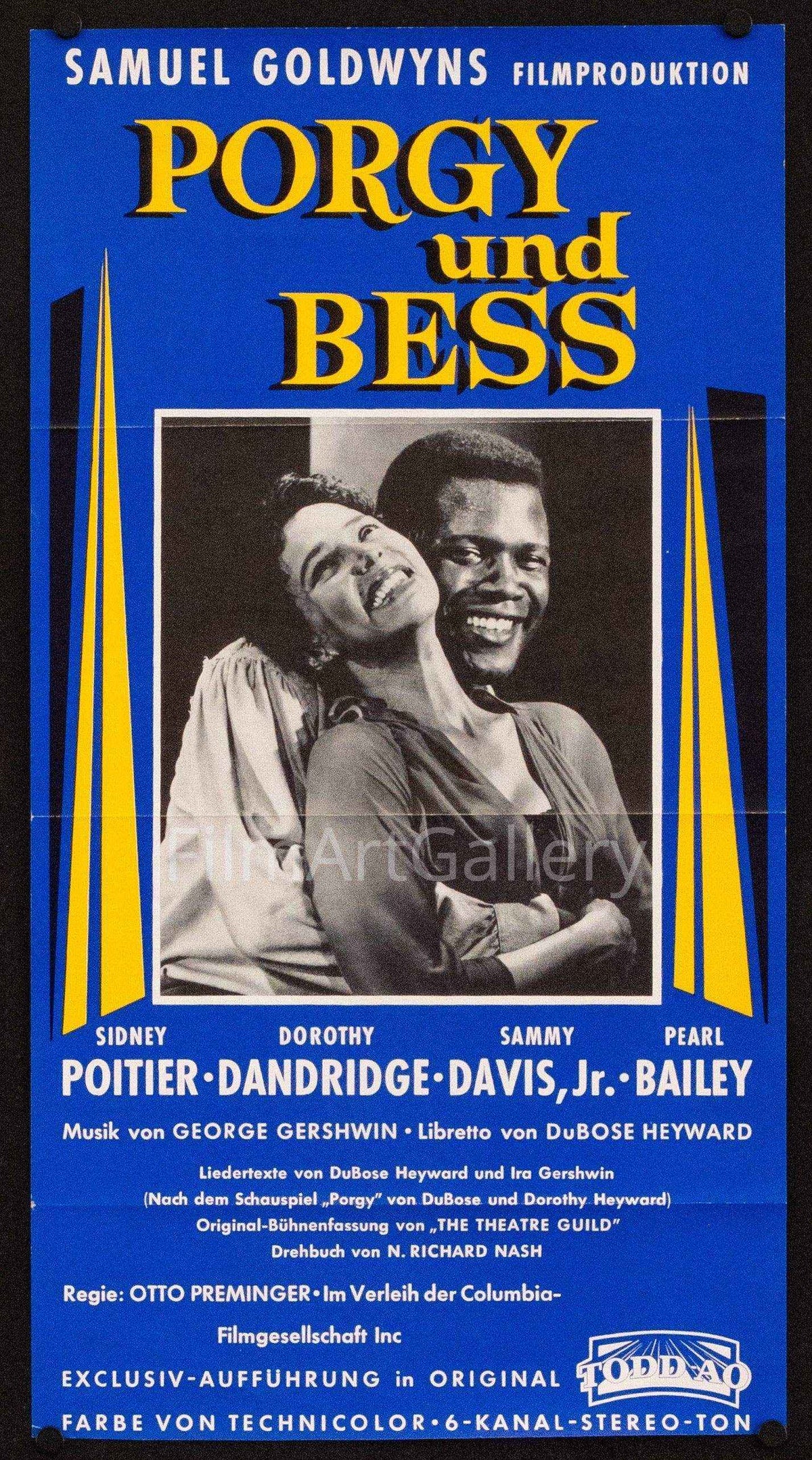 Porgy and Bess Original Vintage Movie Poster