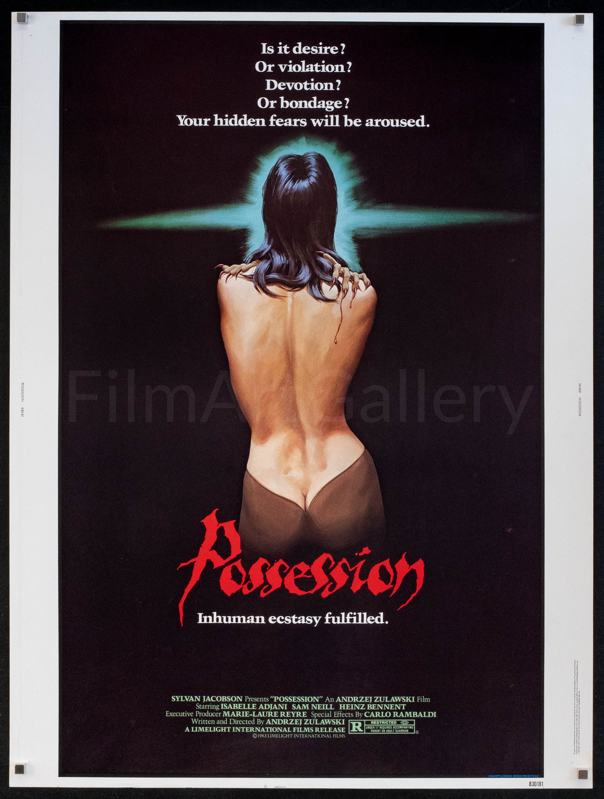 Possession Original Vintage Movie Poster