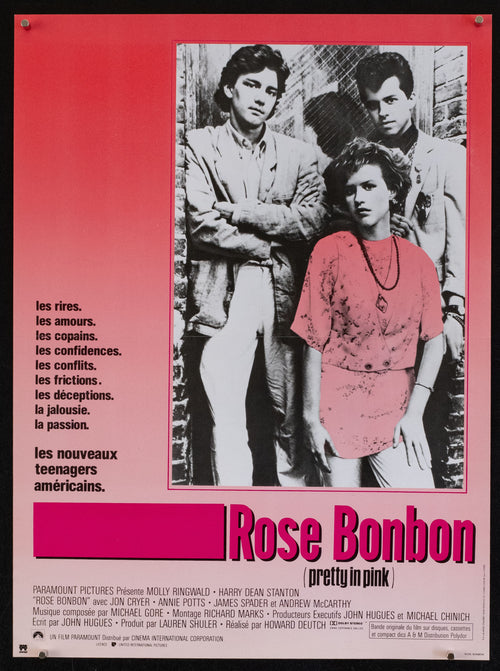 Pretty In Pink Original Vintage Movie Poster