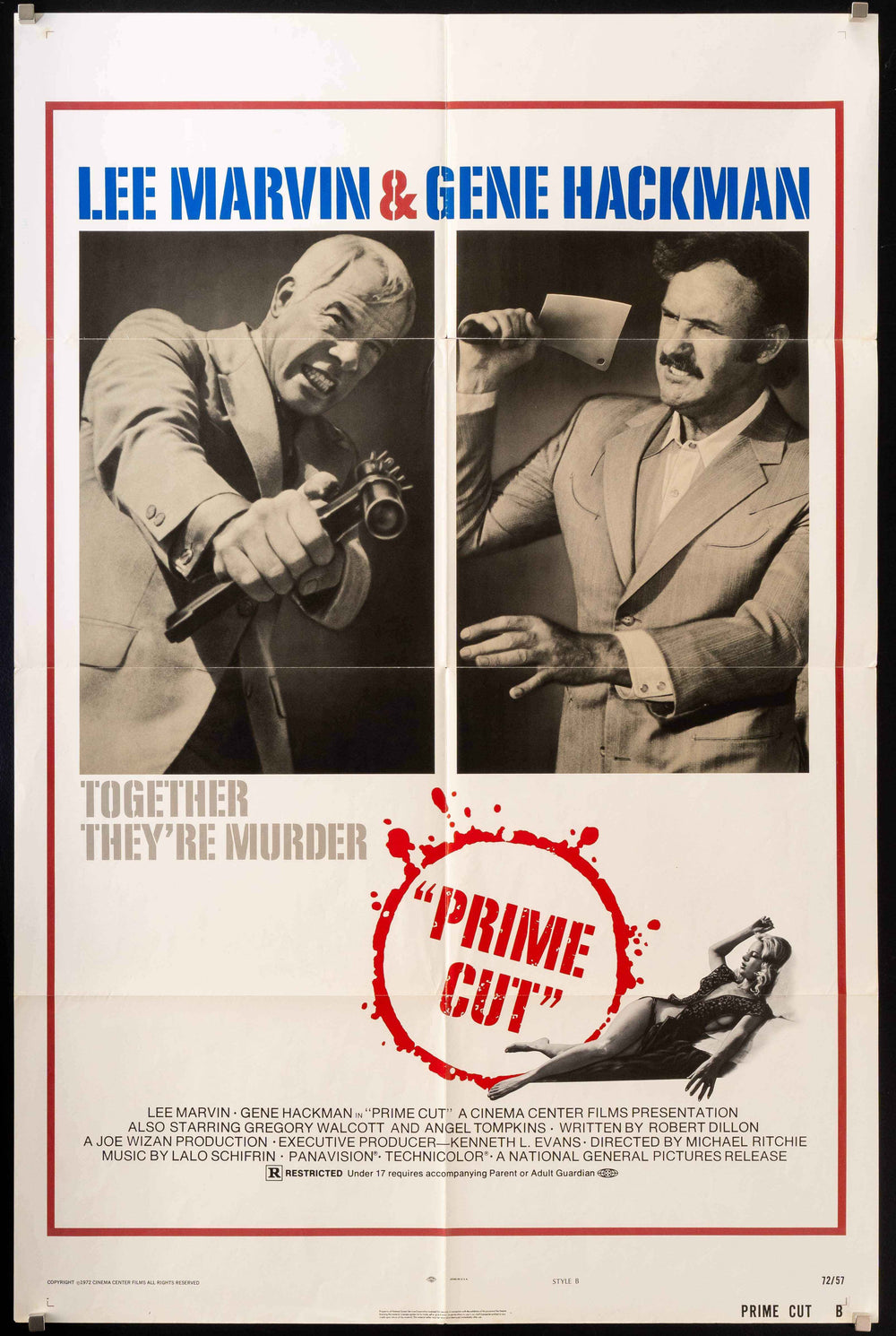 Prime Cut Original Vintage Movie Poster