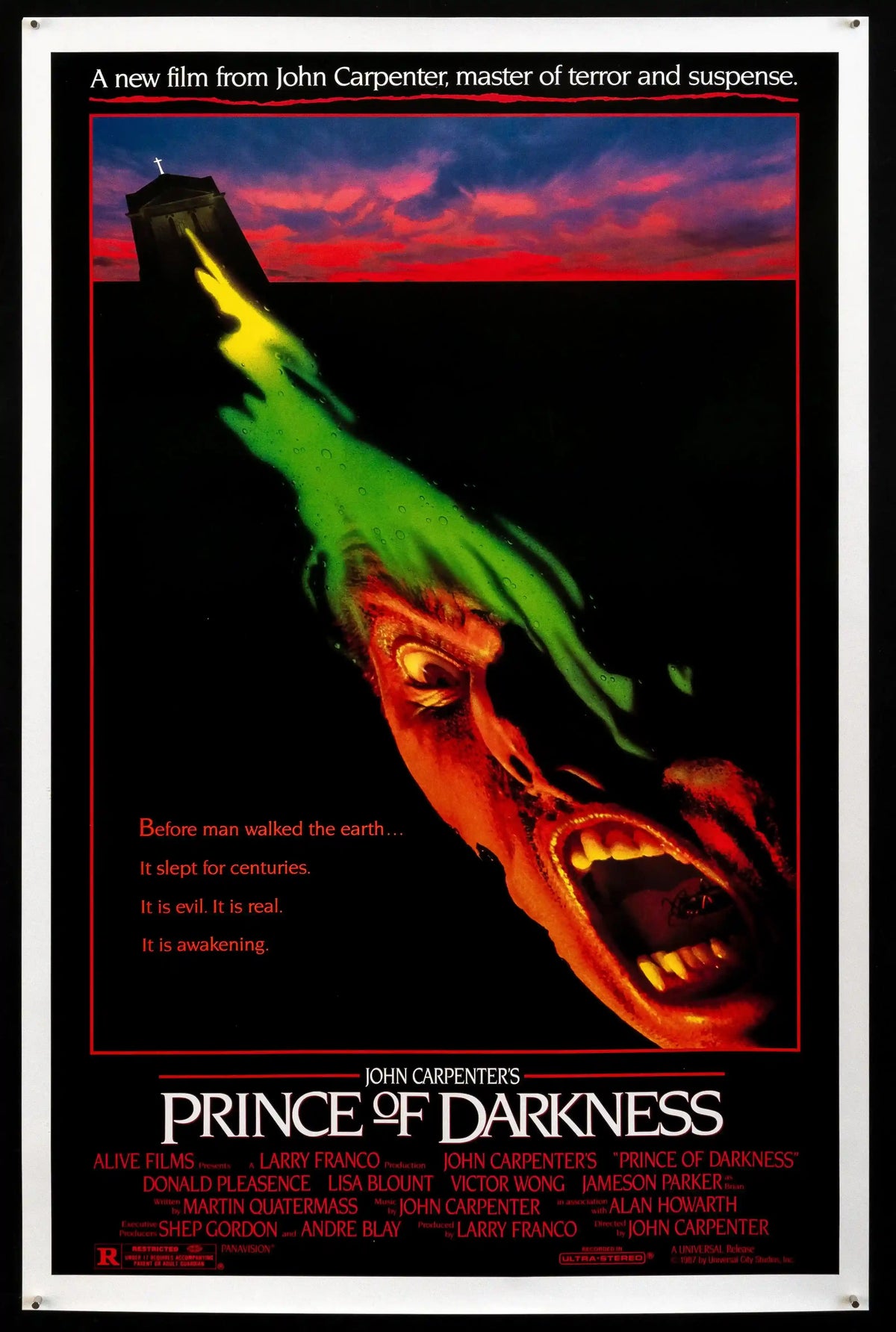 Prince of Darkness Original Vintage Movie Poster