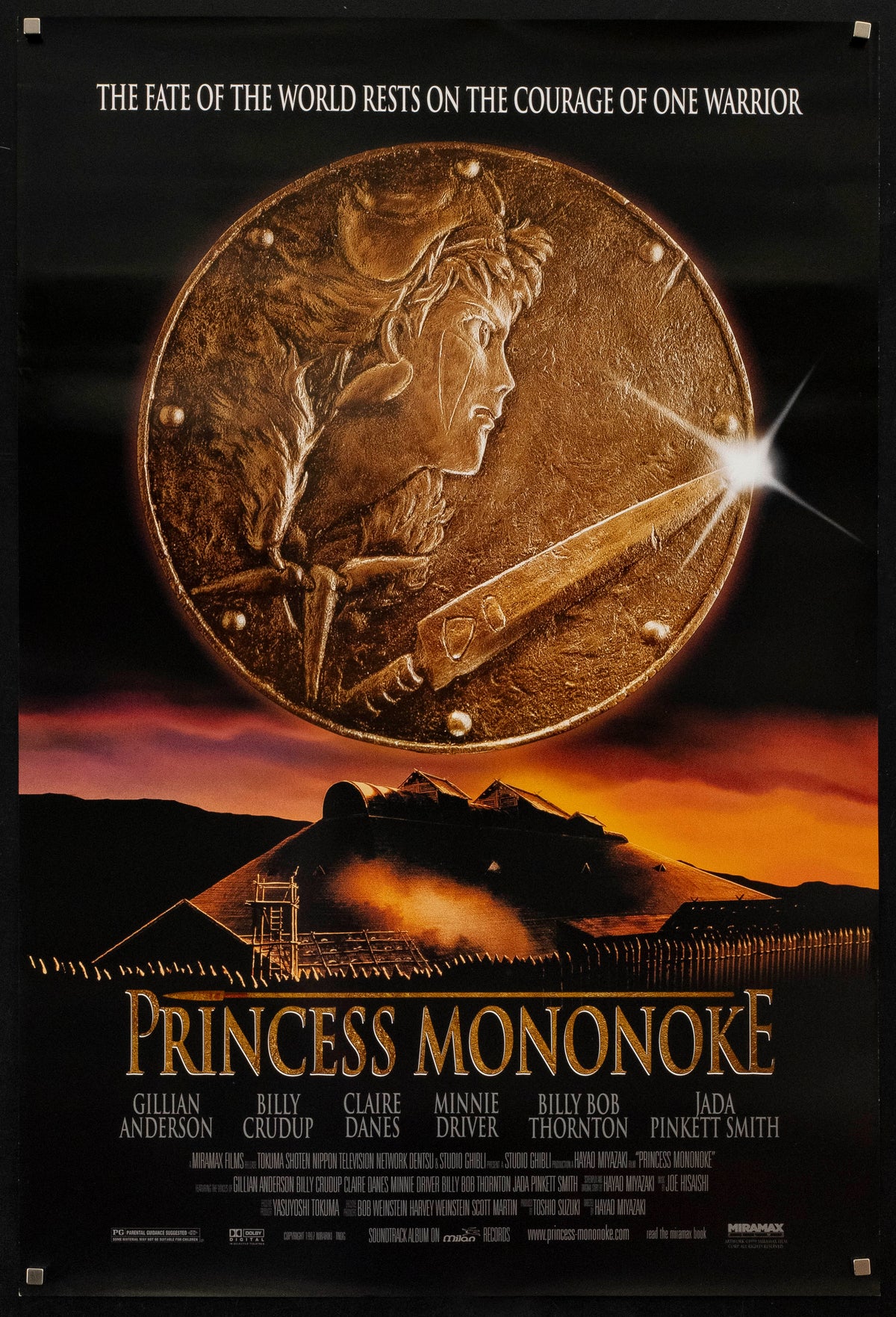 Princess Mononoke Original Vintage Movie Poster