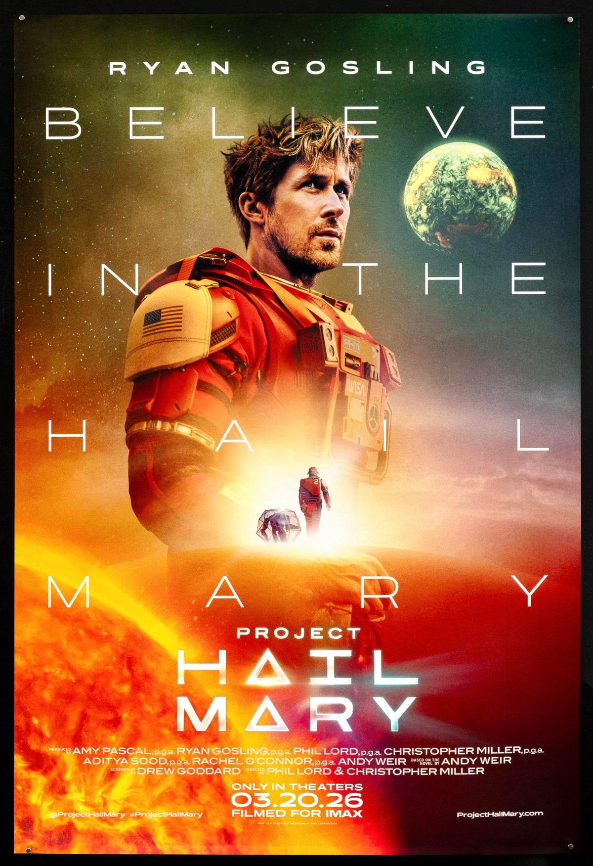 Project Hail Mary Original Vintage Movie Poster