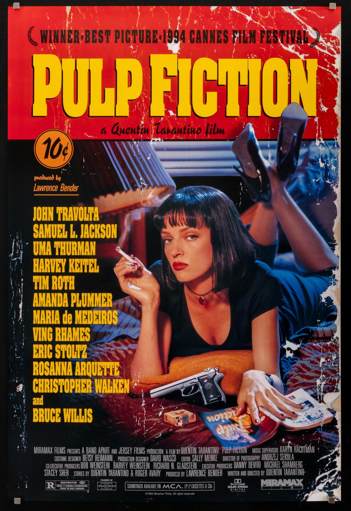 Pulp Fiction Original Vintage Movie Poster