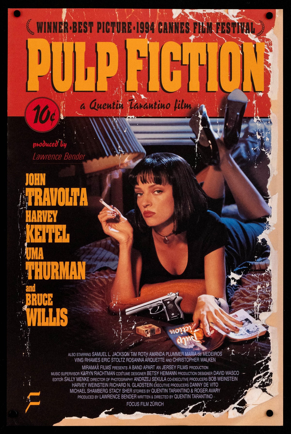 Pulp Fiction Original Vintage Movie Poster