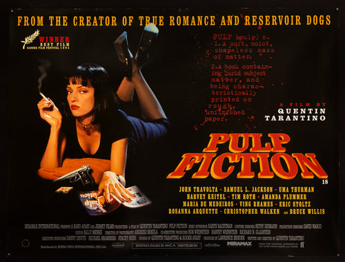 Pulp Fiction Original Vintage Movie Poster