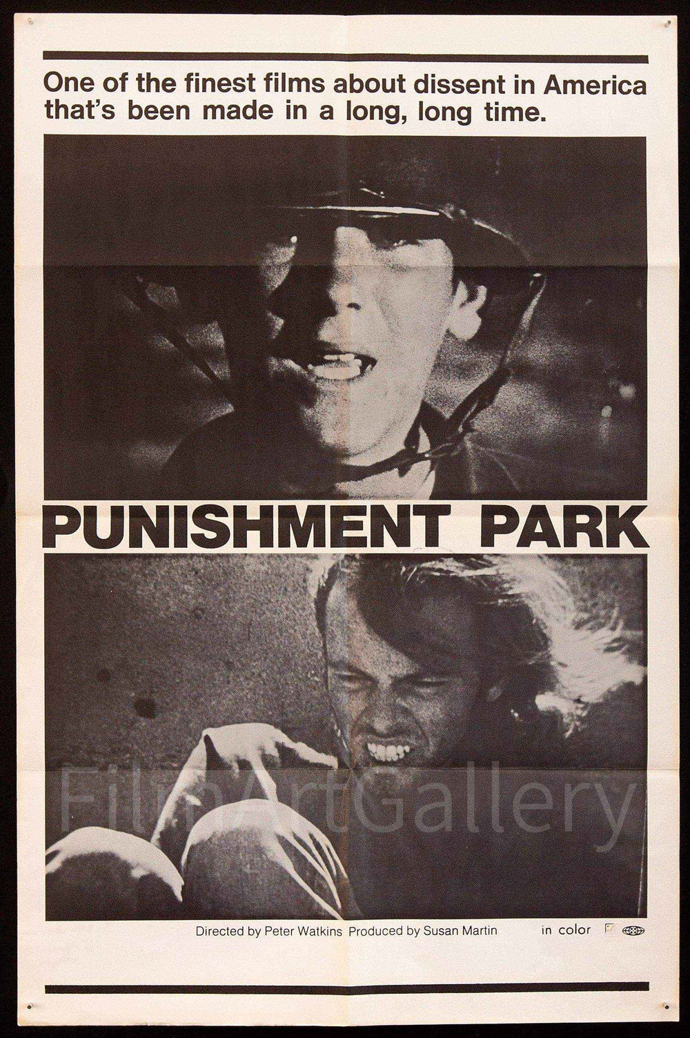 Punishment Park Original Vintage Movie Poster