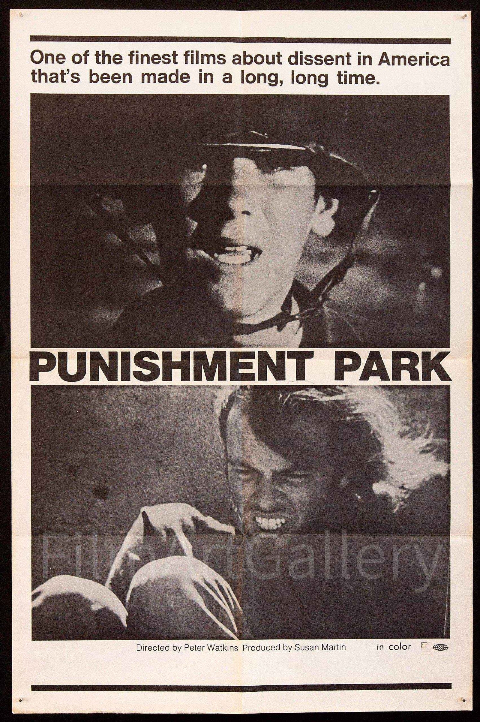 Punishment Park Original Vintage Movie Poster