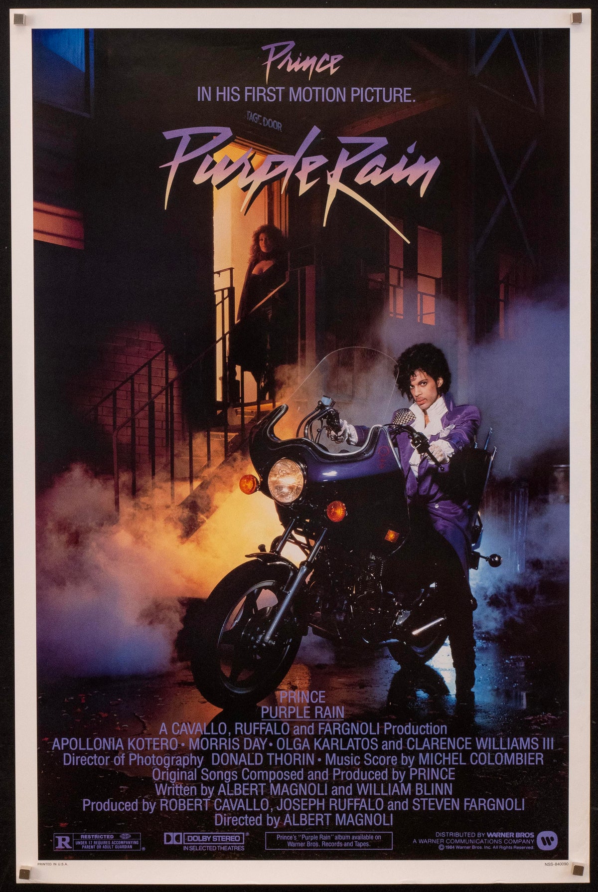 Purple Rain 1 Sheet (27x41) Original Vintage Movie Poster