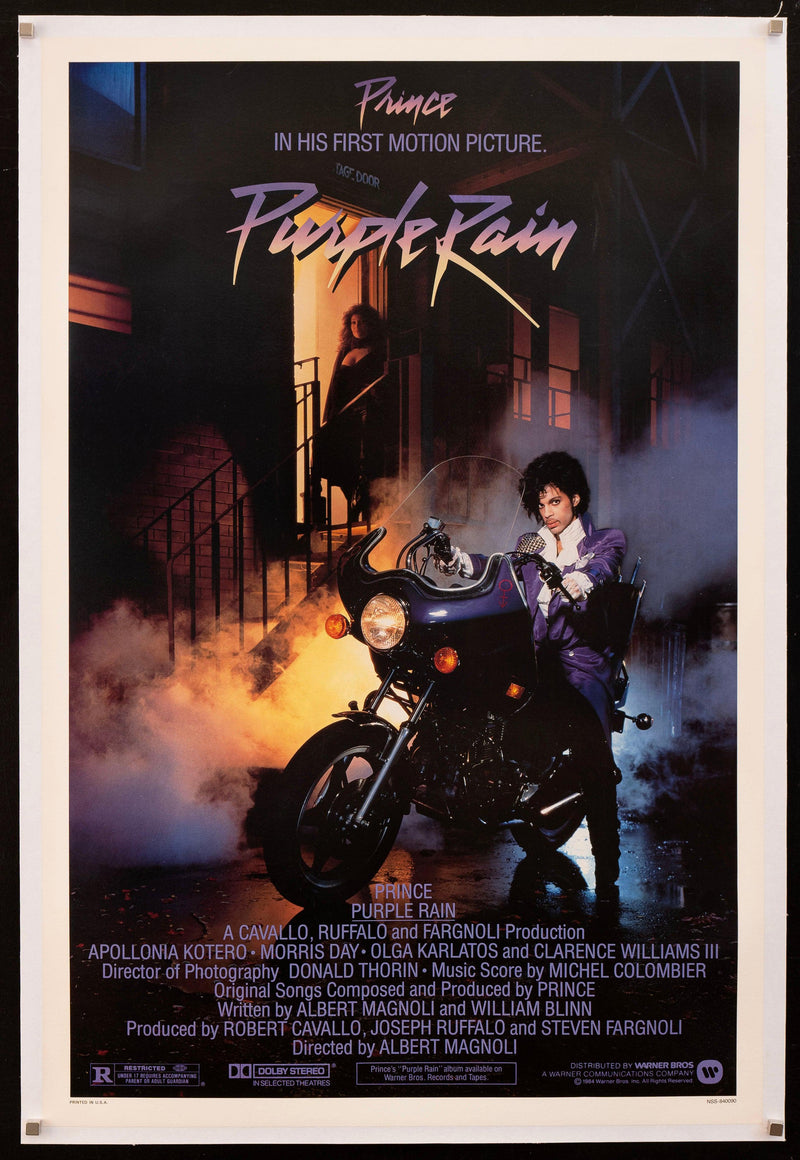 Purple Rain 1 Sheet (27x41) Original Vintage Movie Poster