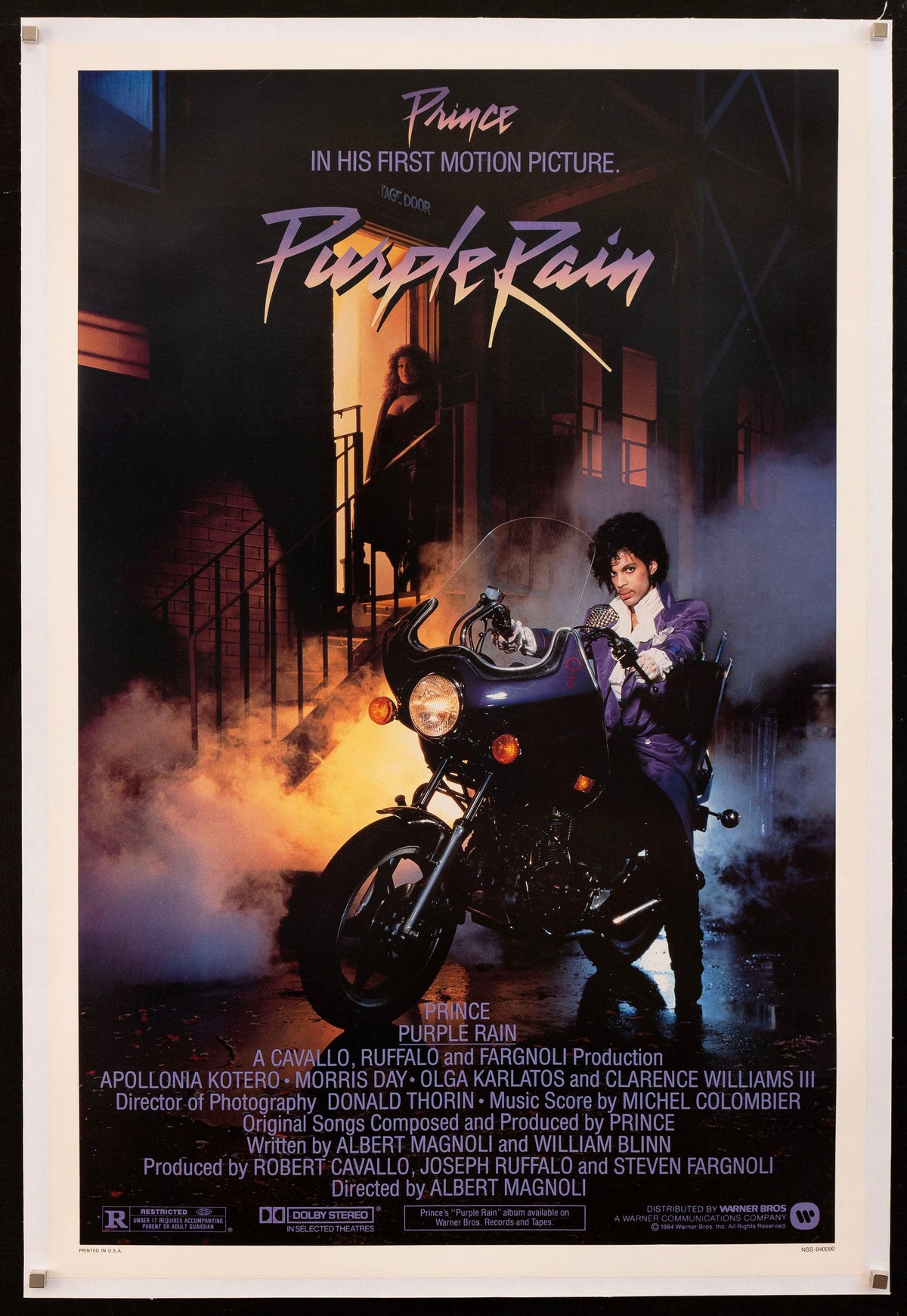 Purple Rain Original Vintage Movie Poster