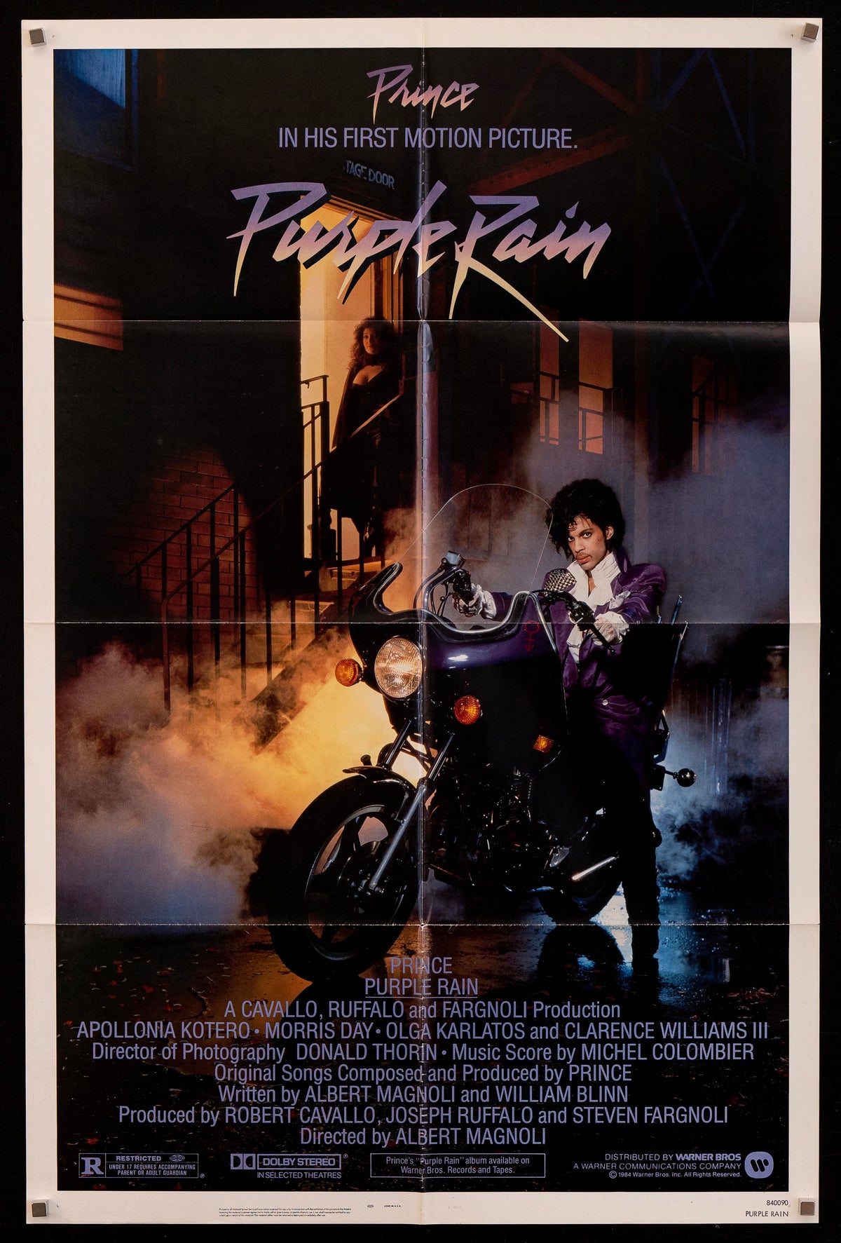 Purple Rain Original Vintage Movie Poster