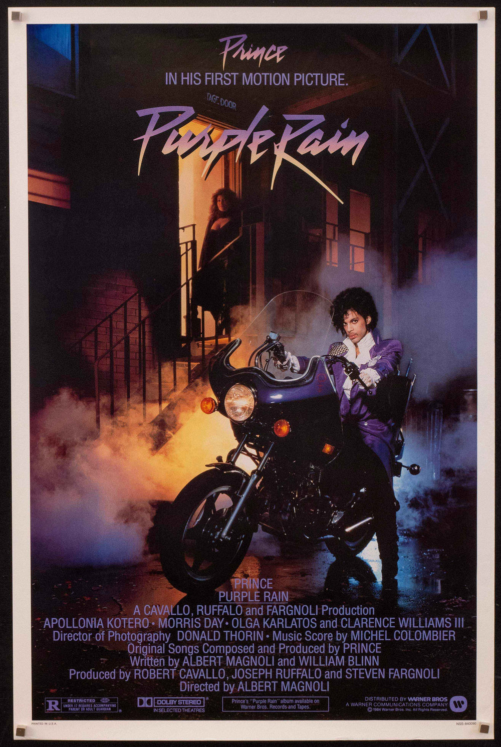 Purple Rain Original Vintage Movie Poster