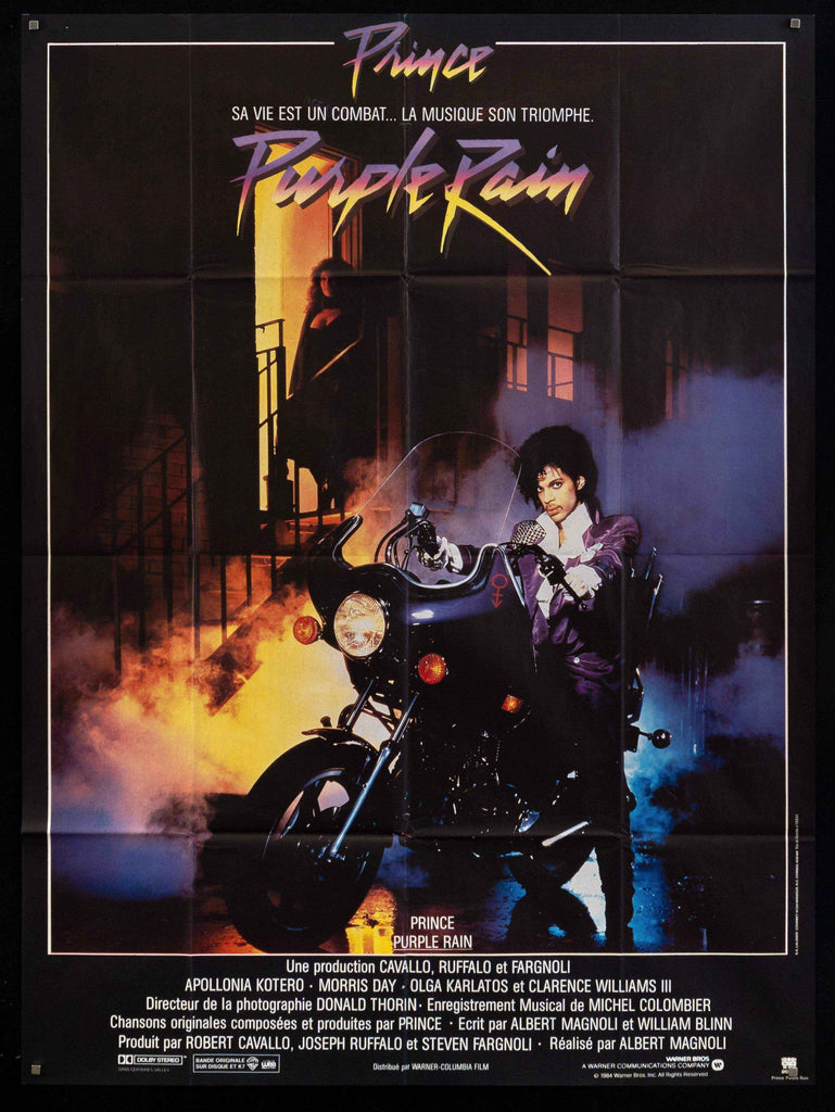 Purple Rain Movie Poster 1984 French 1 Panel (47x63)