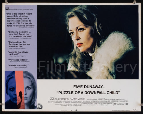 Puzzle of a Downfall Child Original Vintage Movie Poster