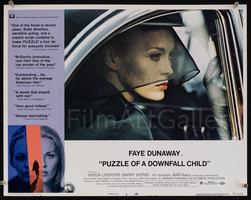 Puzzle of a Downfall Child Original Vintage Movie Poster