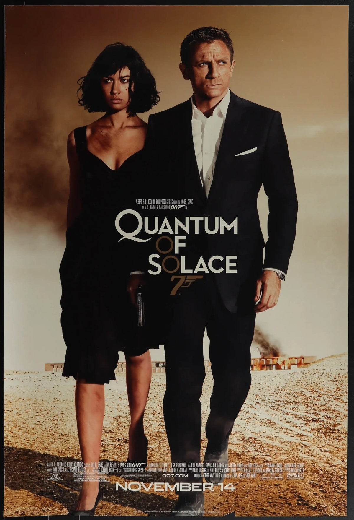 Quantum Of Solace Movie Poster 2008 1 Sheet 27x41 quantum-of-solace-movie-poster-2008-1-sheet-27x41