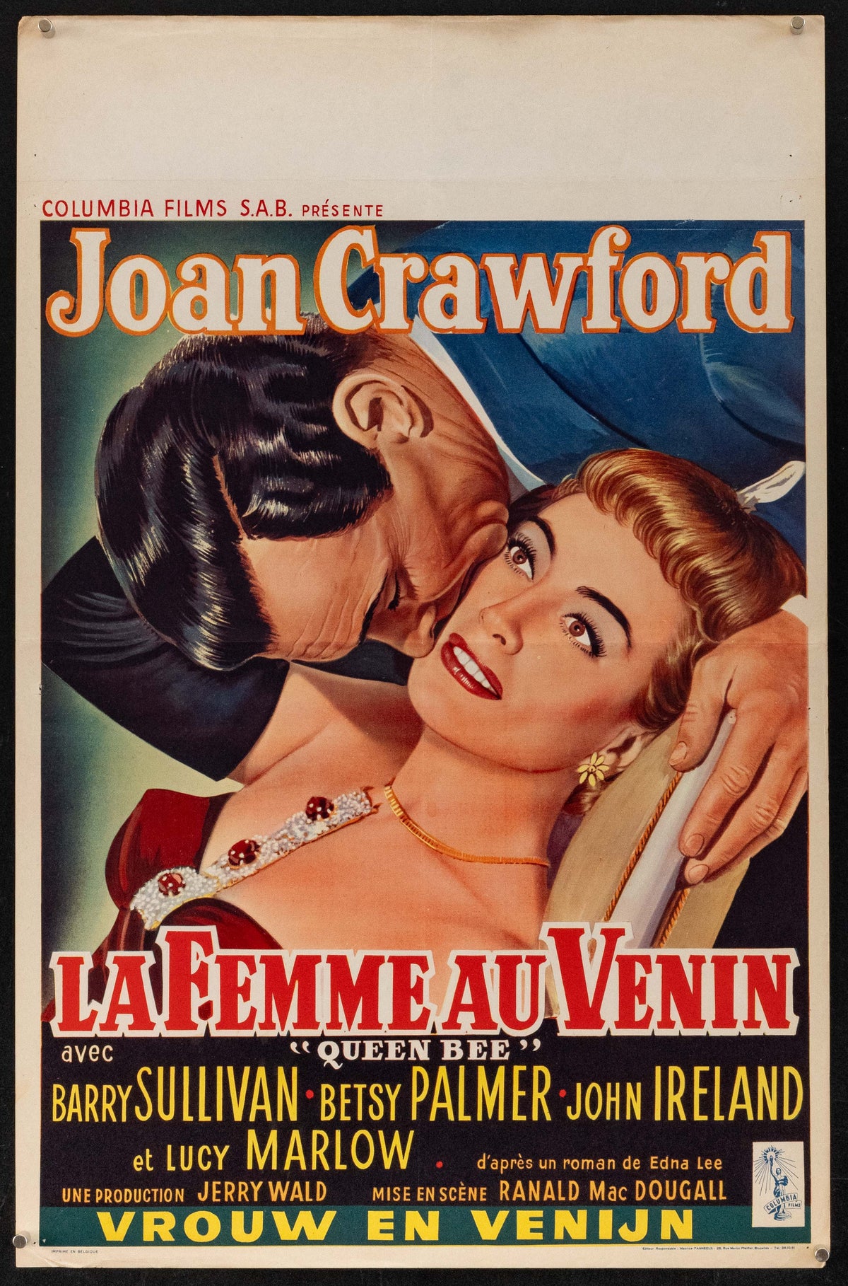 Queen Bee Original Vintage Movie Poster