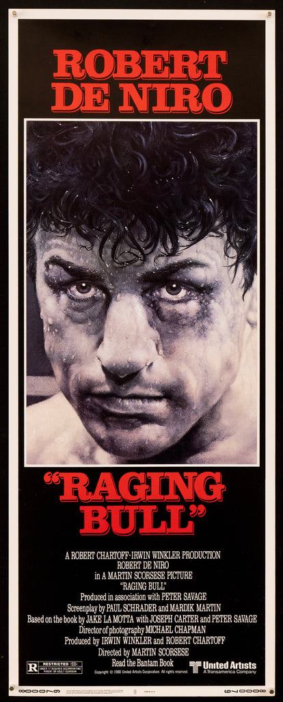 Raging Bull Insert (14x36) Original Vintage Movie Poster