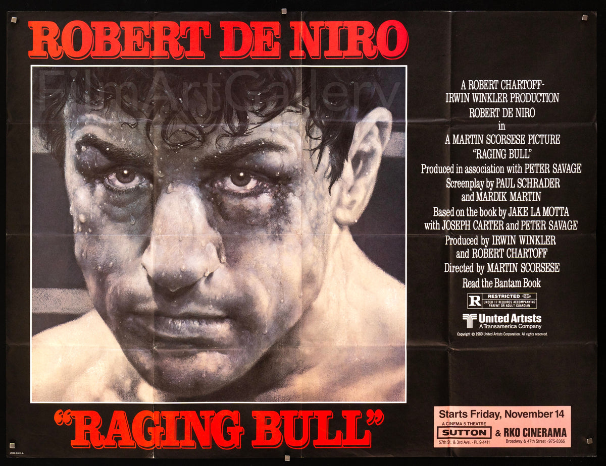 Raging Bull Movie Poster 1980 40x60