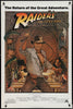 Raiders of the Lost Ark 1 Sheet (27x41) Original Vintage Movie Poster