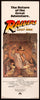 Raiders of the Lost Ark Insert (14x36) Original Vintage Movie Poster