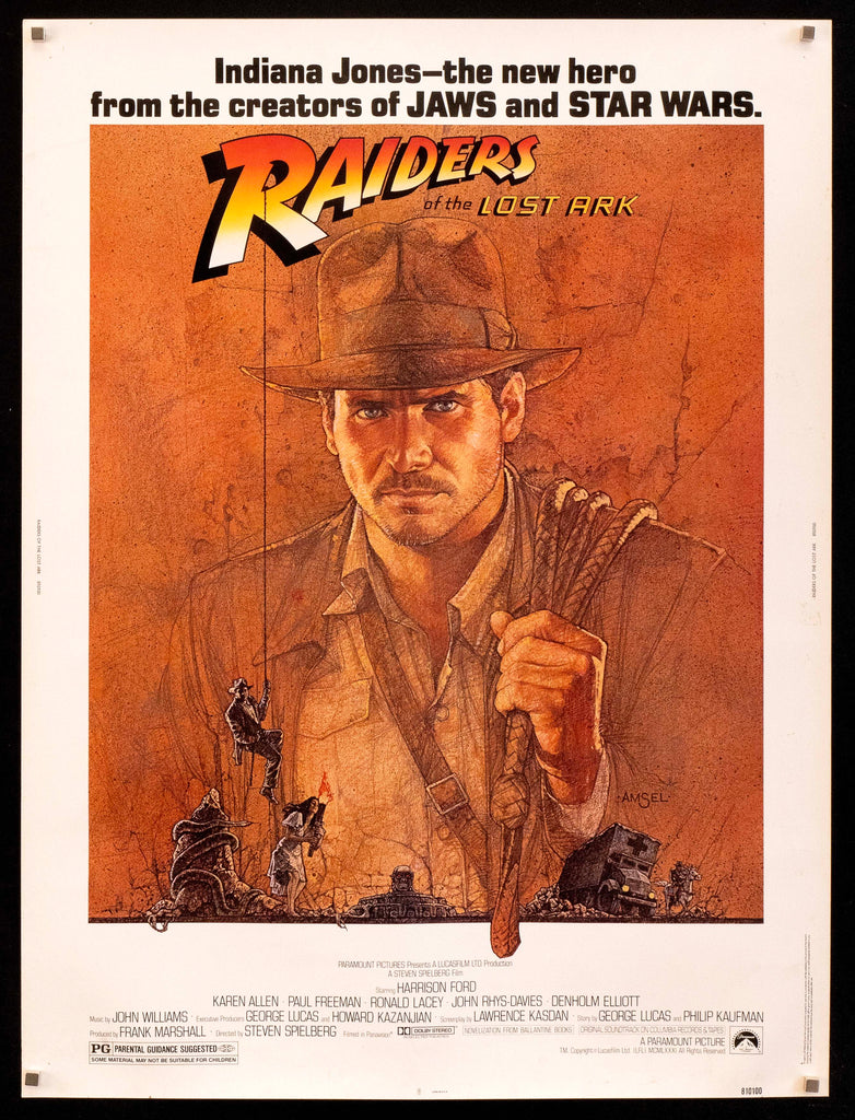 Raiders of the Lost Ark Original Vintage Movie Poster