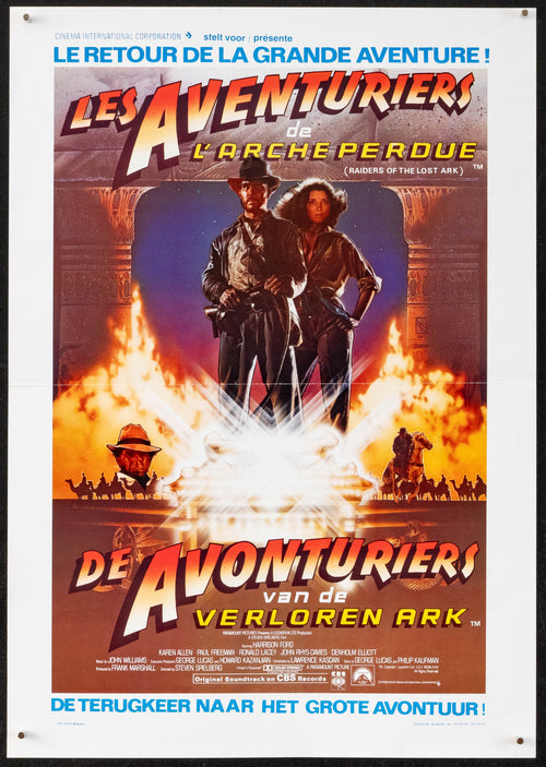 Raiders of the Lost Ark Original Vintage Movie Poster