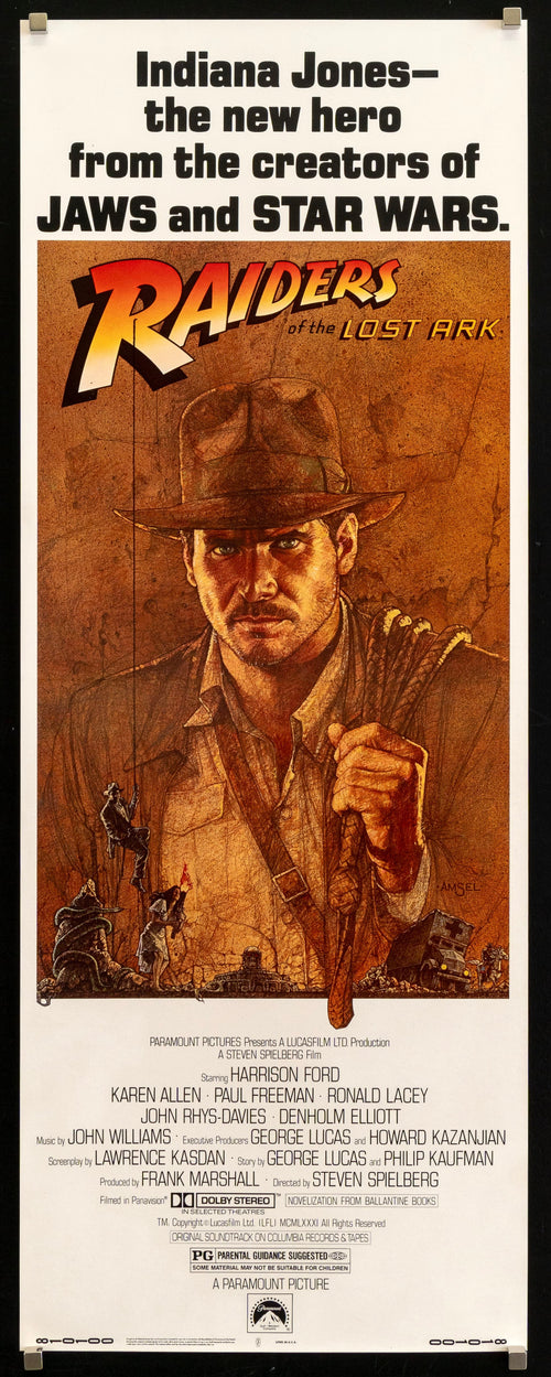 Raiders of the Lost Ark Original Vintage Movie Poster