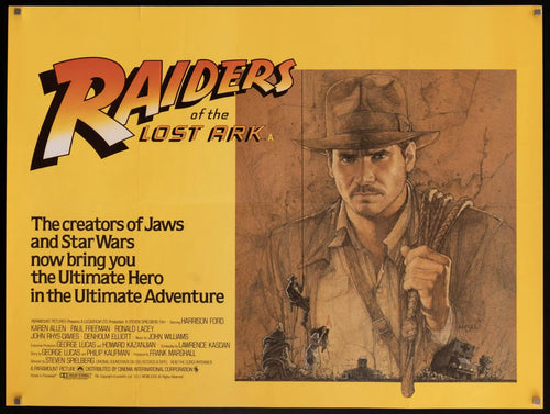 Raiders of the Lost Ark Original Vintage Movie Poster