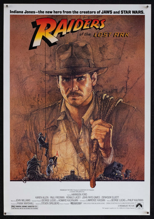 Raiders of the Lost Ark Original Vintage Movie Poster