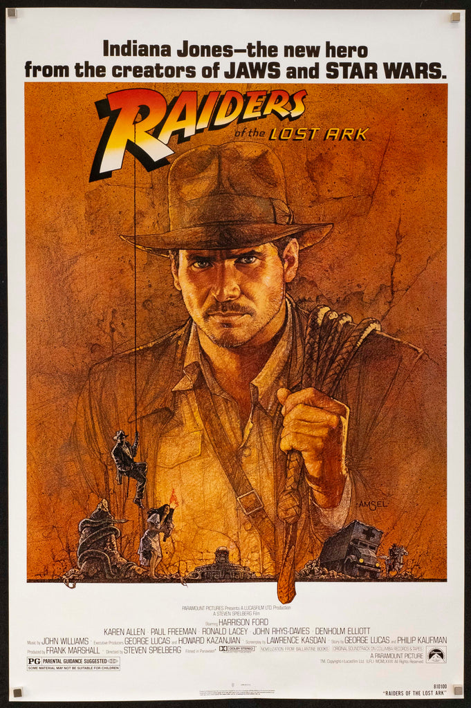 Raiders of the Lost Ark Original Vintage Movie Poster