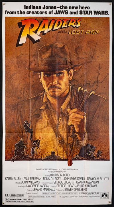 Raiders of the Lost Ark Original Vintage Movie Poster