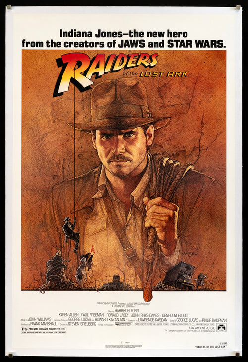 Raiders of the Lost Ark Original Vintage Movie Poster