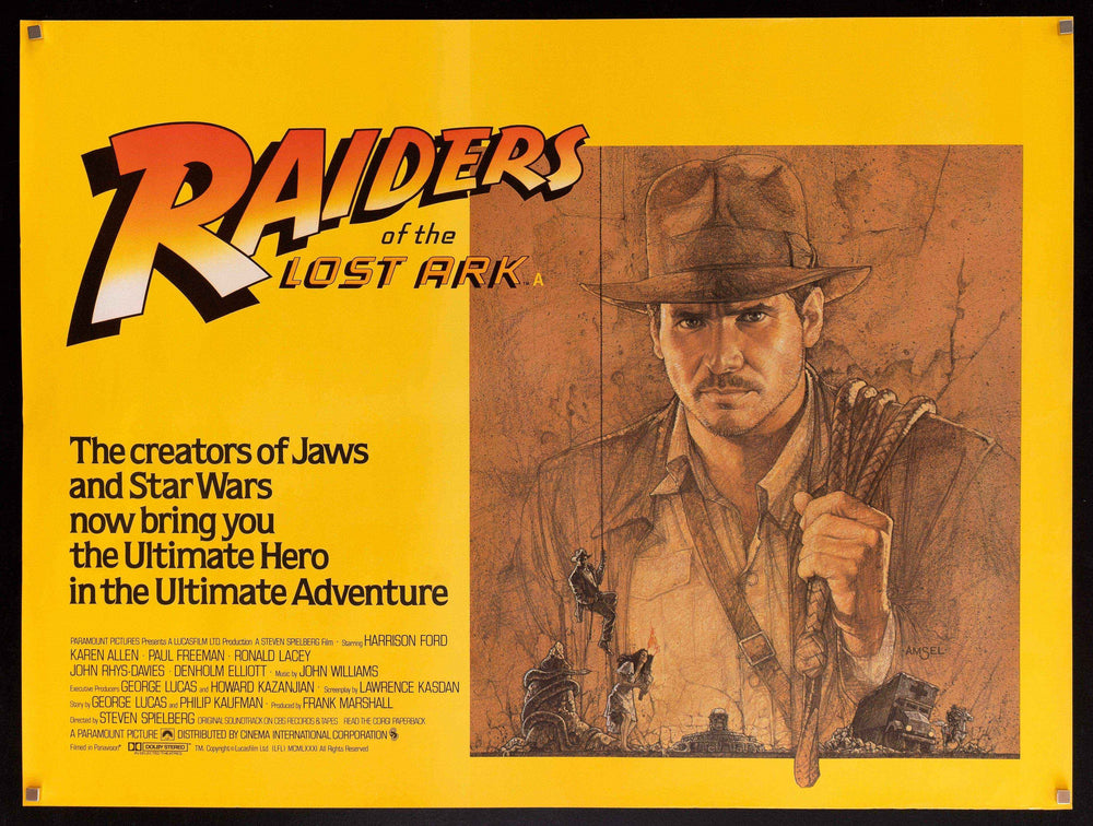 Raiders of the Lost Original Vintage Movie Poster