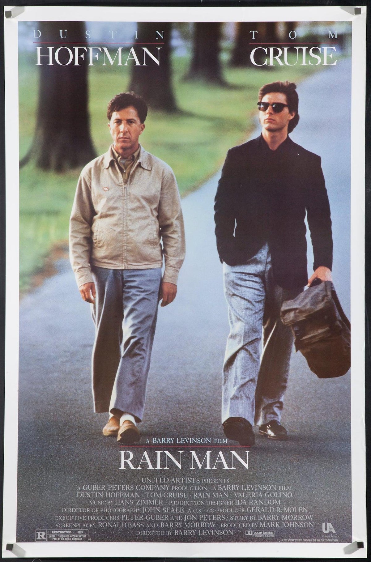 Rain Man 1 Sheet (27x41) Original Vintage Movie Poster
