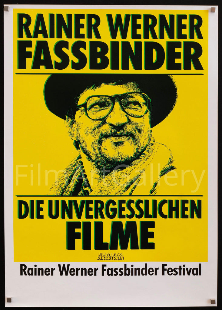 Rainer Werner Fassbinder Film Festival German A1 (23x33) Original Vintage Movie Poster