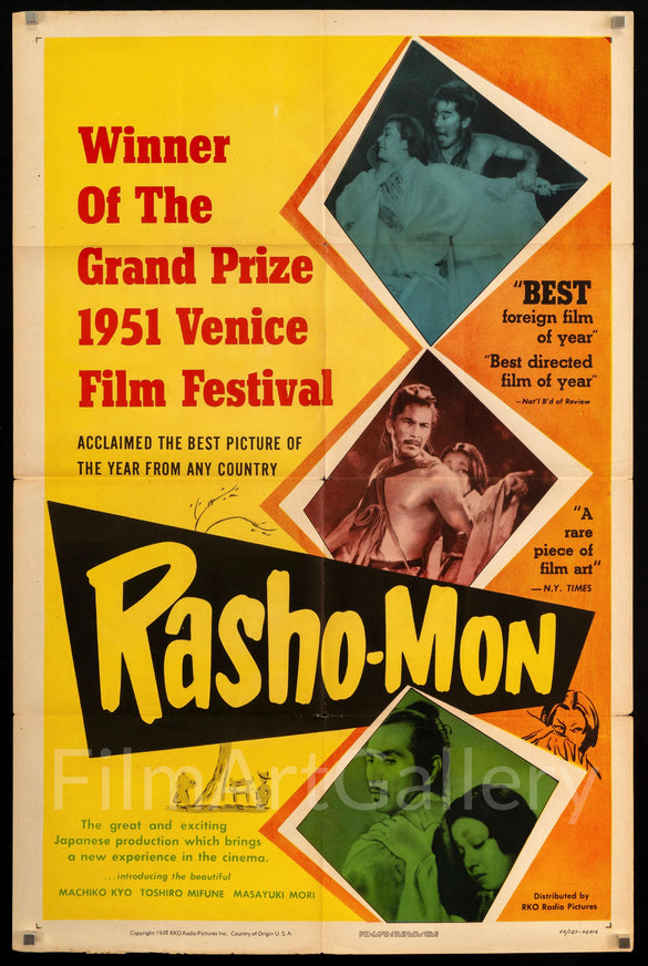Rashomon Original Vintage Movie Poster