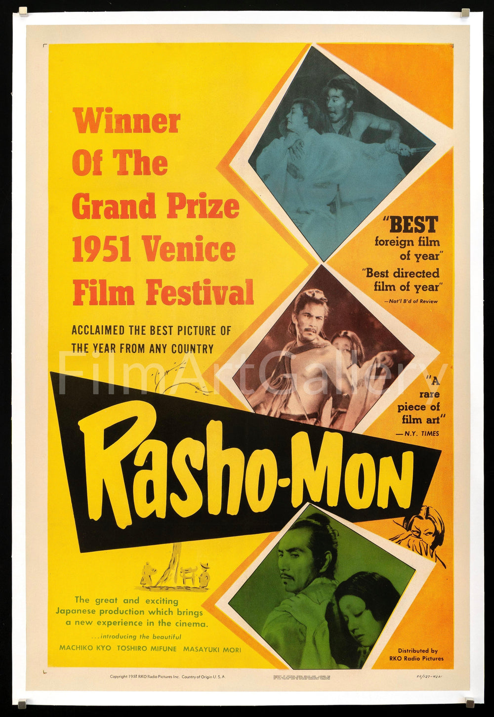 Rashomon Original Vintage Movie Poster