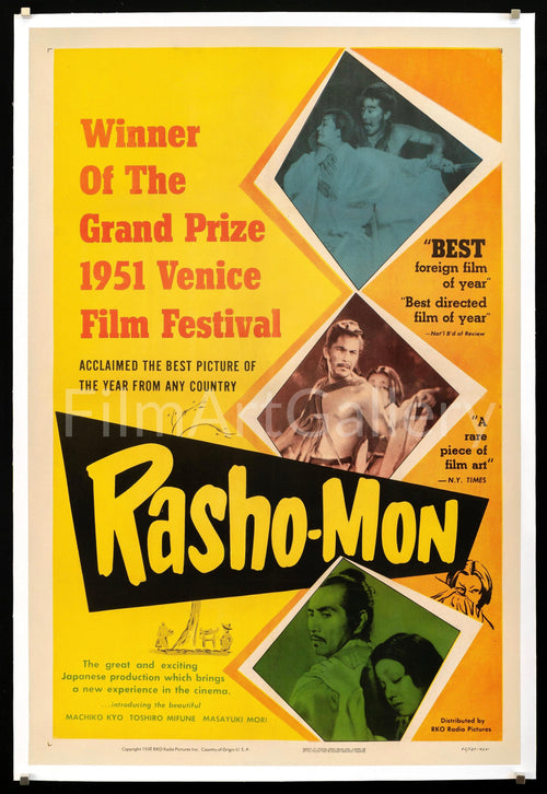 Rashomon Original Vintage Movie Poster