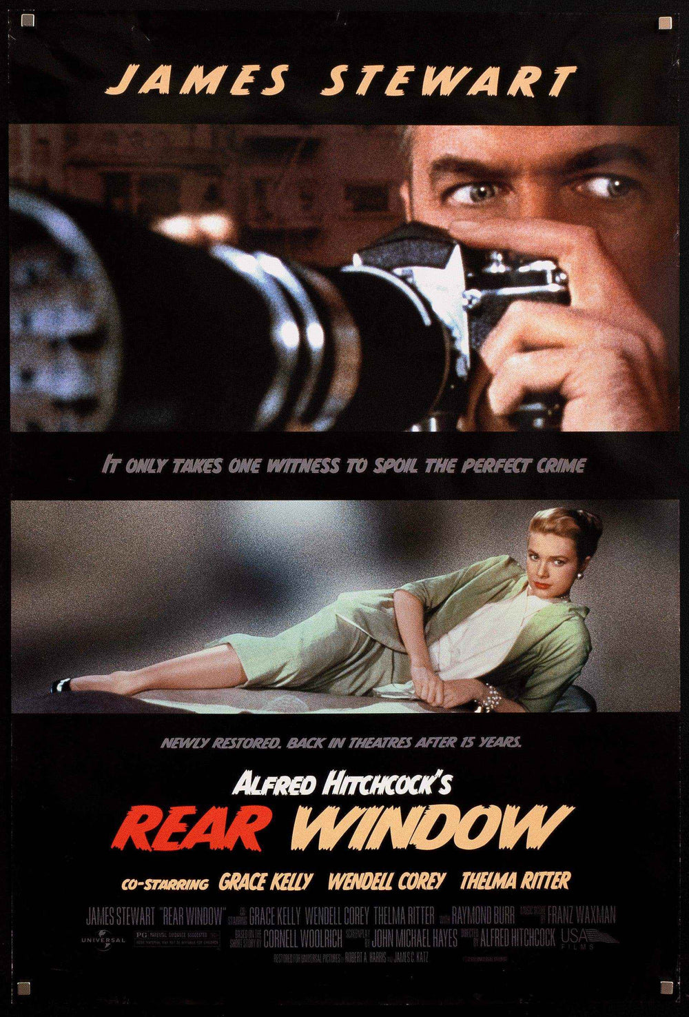 Rear Window Original Vintage Movie Poster