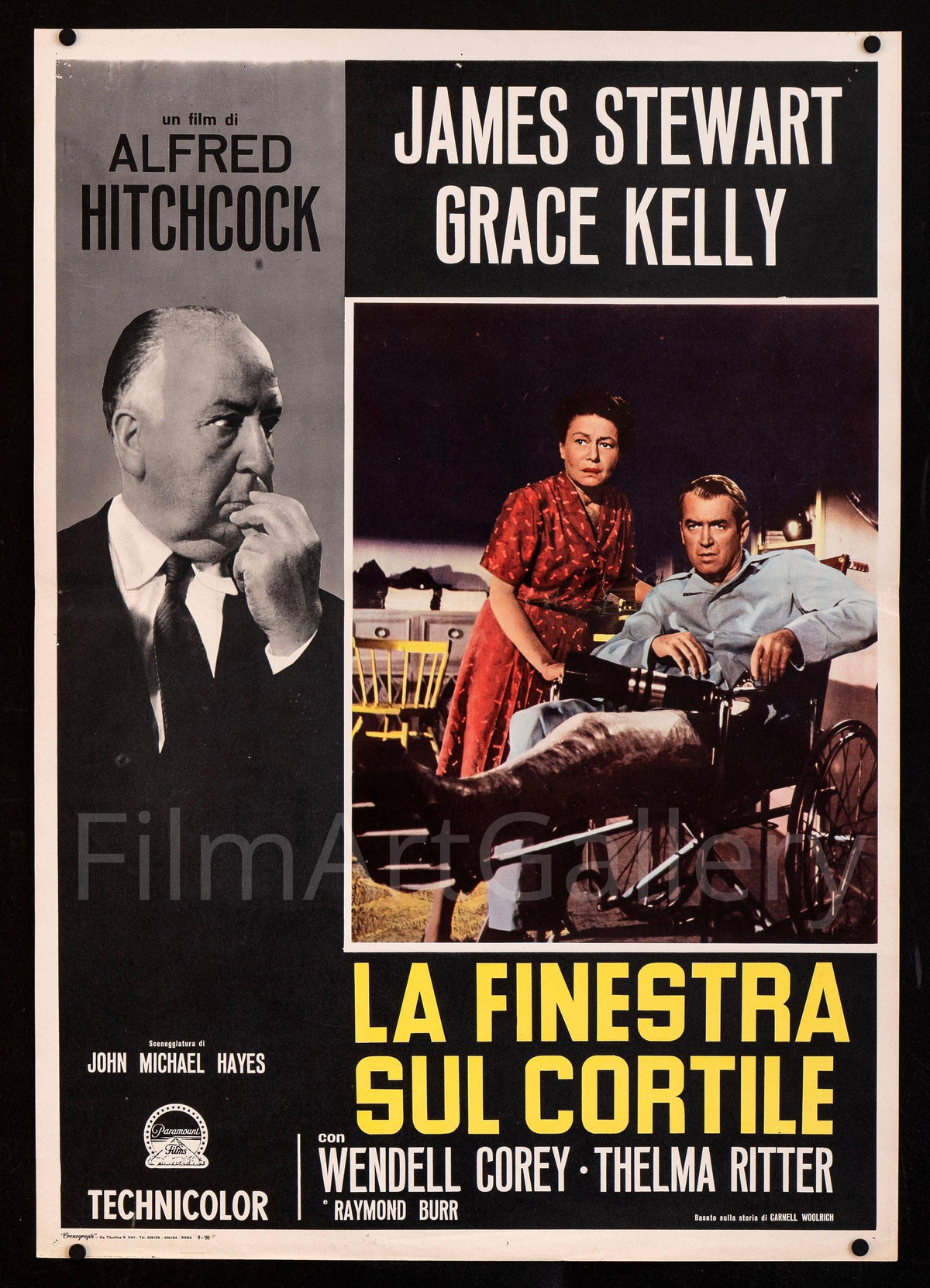 Rear Window Original Vintage Movie Poster