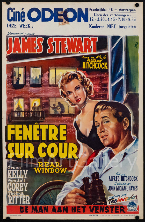 Rear Window Original Vintage Movie Poster