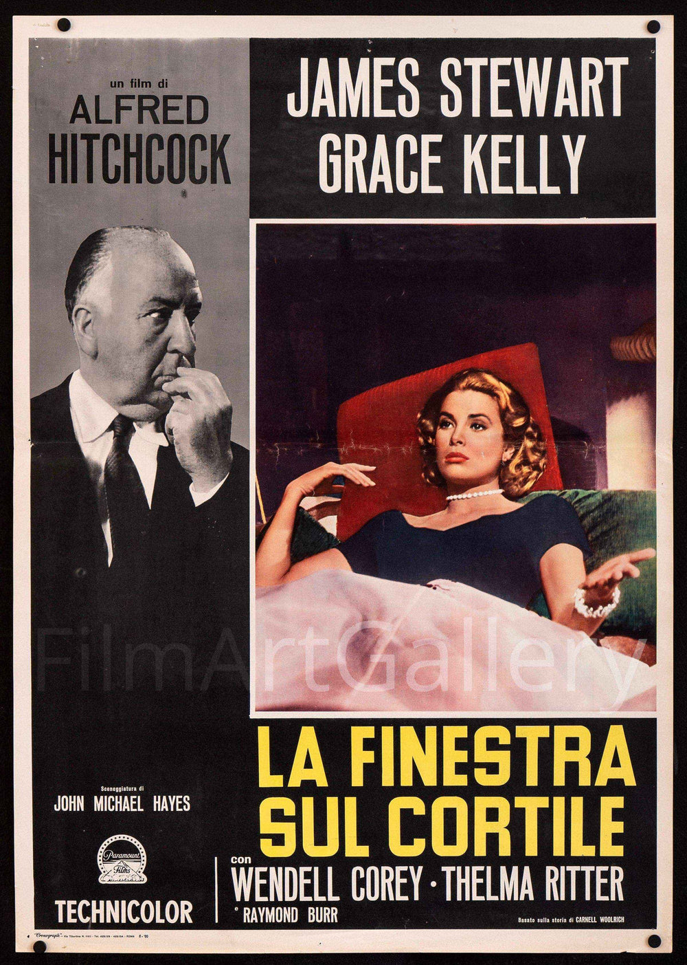 Rear Window Original Vintage Movie Poster